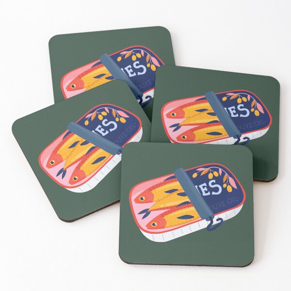 Item preview, cute colorful sardine tin designed and sold by Spitfire July Doodles.