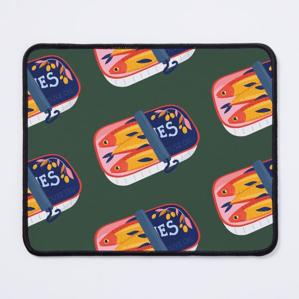 Item preview, cute colorful sardine tin designed and sold by Spitfire July Doodles.