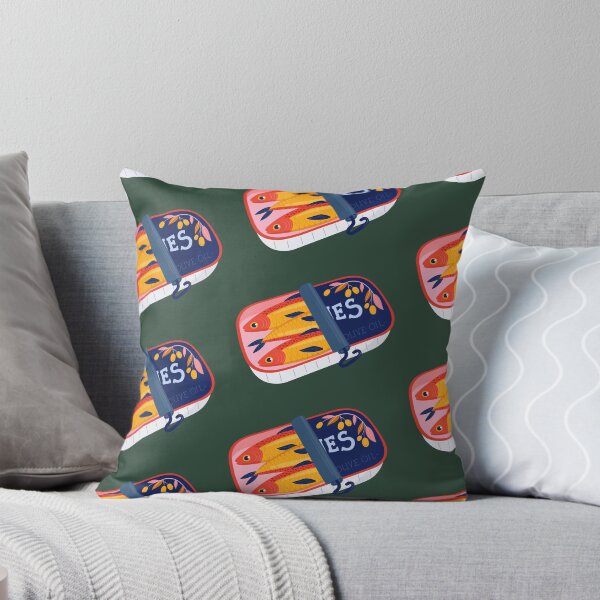 Item preview, cute colorful sardine tin designed and sold by Spitfire July Doodles.