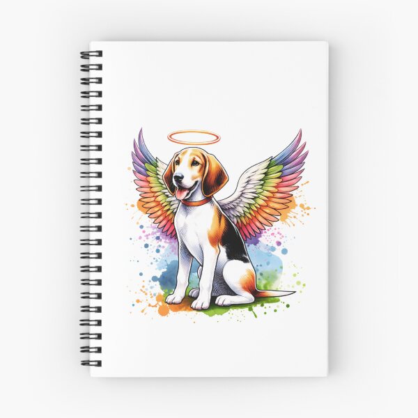 Item preview, Watercolor English Foxhound Angel designed and sold by TheAnimalZ00.