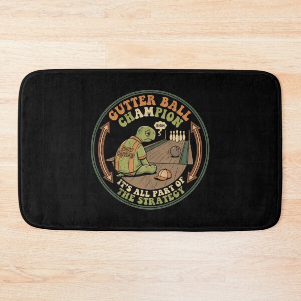 Item preview, Funny Turtle Bowling Gutter Ball Champion Retro Sports Team designed and sold by Mason-Pride.