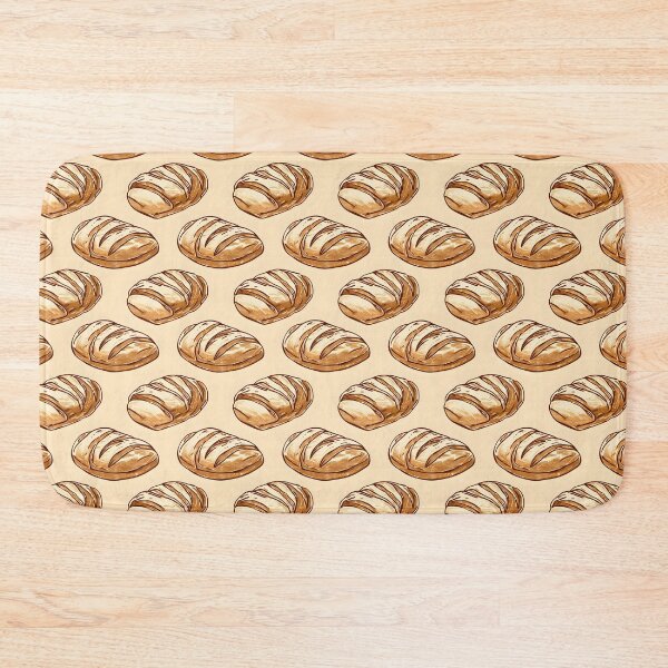 Item preview, Sourdough Bread Seamless Pattern designed and sold by palaco210.