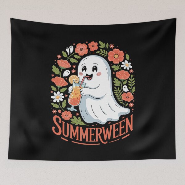Item preview, SummerWeen Ghost Summer Halloween  designed and sold by MarkLeedsArt.