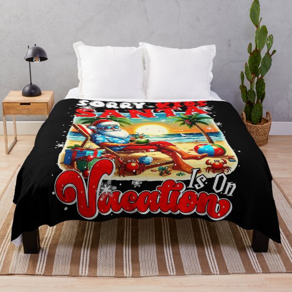 Item preview, Sorry Kids Santa Is On Vacation Christmas Santa Hawaii Beach designed and sold by WayTBeenkenArt.