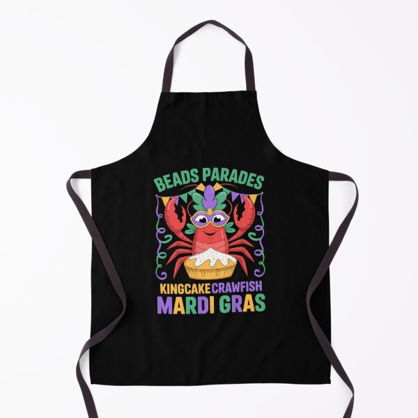 Item preview, Beads Parades Kingcake Crawfish Mardi Gras designed and sold by Morphologiona.