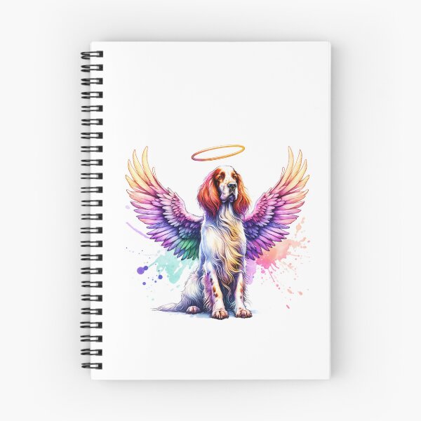 Item preview, Watercolor English Setter Angel designed and sold by TheAnimalZ00.