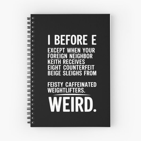 Item preview, I Before E English Grammar Exceptions To The Rule designed and sold by duolastgend.