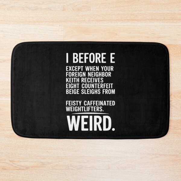 Item preview, I Before E English Grammar Exceptions To The Rule designed and sold by duolastgend.