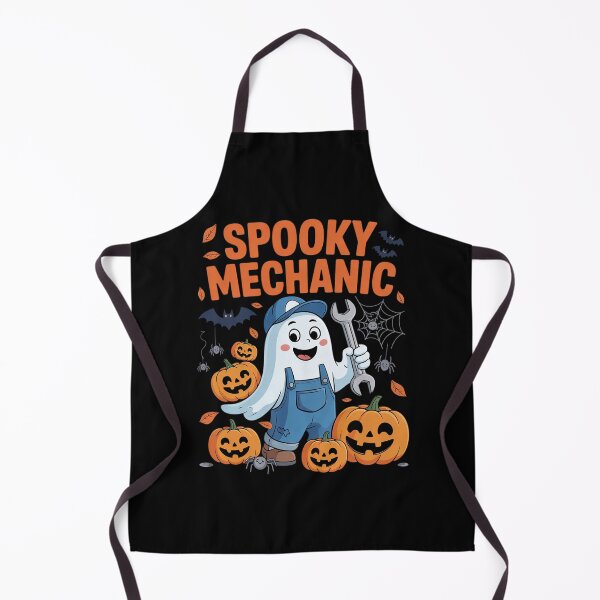 Item preview, Spooky Mechanic Halloween Ghost Wrench Costume Dad Father designed and sold by DigitaldeligArt.