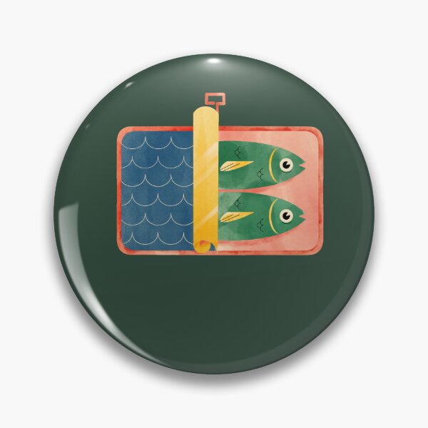 Item preview, cute colorful sardine tin designed and sold by Spitfire July Doodles.