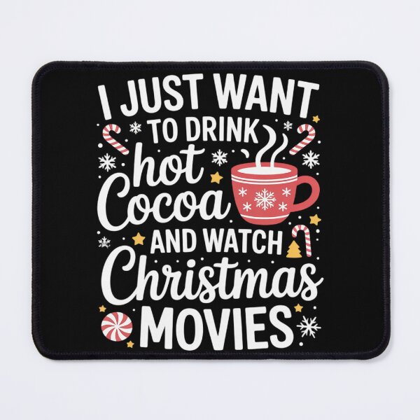 Item preview, Hot Cocoa Drinking Watch Christmas Movies Cute designed and sold by duolastgend.
