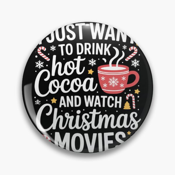 Item preview, Hot Cocoa Drinking Watch Christmas Movies Cute designed and sold by duolastgend.