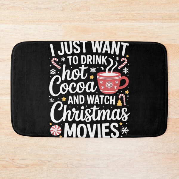 Item preview, Hot Cocoa Drinking Watch Christmas Movies Cute designed and sold by duolastgend.