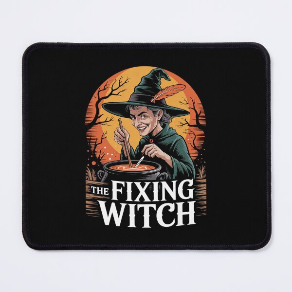 Item preview, The Fixing Witch Halloween Mechanic Scary Serviceman  designed and sold by DigitaldeligArt.
