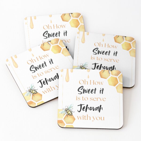 Item preview, Honey Bee Design - “How Sweet It Is to Serve Jehovah With You” designed and sold by GiftableGems.