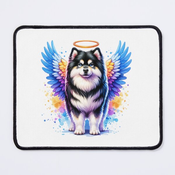Item preview, Watercolor Finnish Lapphund Angel designed and sold by TheAnimalZ00.
