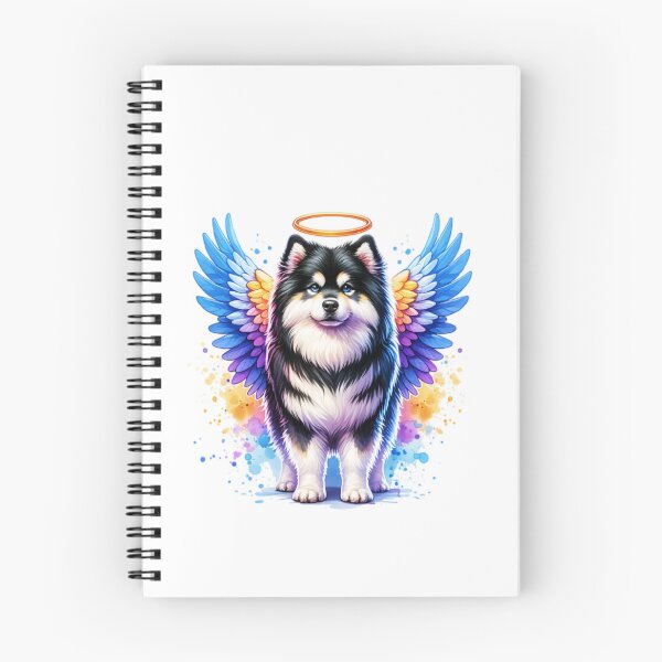 Item preview, Watercolor Finnish Lapphund Angel designed and sold by TheAnimalZ00.