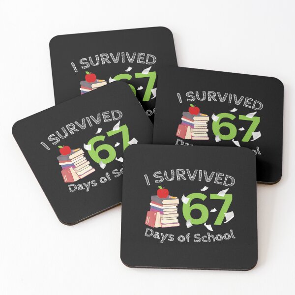 Item preview, I Survived 67 Days Of School Funny 67 Meme Teacher Student designed and sold by prabuniard.