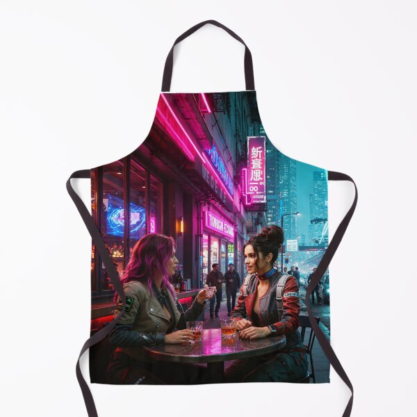Item preview, Cyberpunk chat on the streets of Night City designed and sold by aykiradesigns.