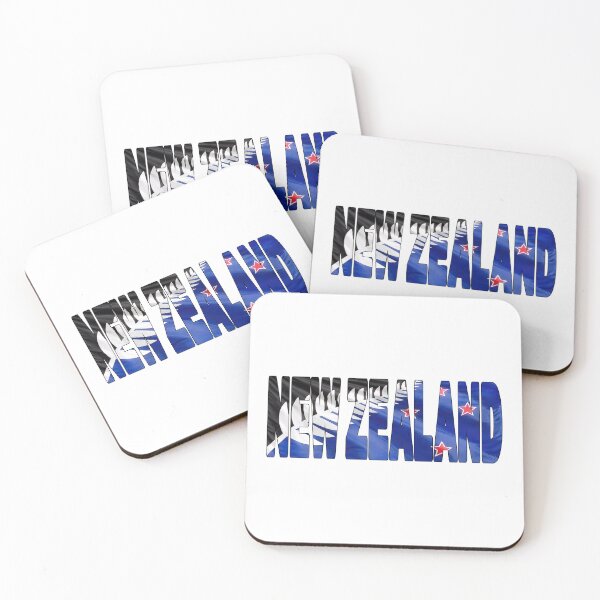 Item preview, NEW ZEALAND - Silver Fern Flag Flying in Wind Souvenir Sticker Shirt designed and sold by Adam Gormley.