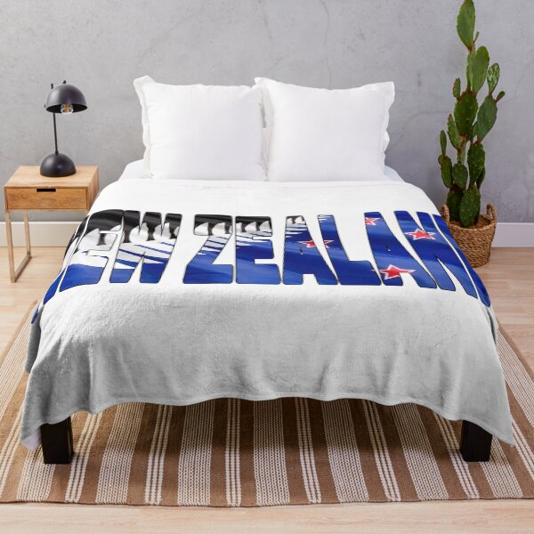 Item preview, NEW ZEALAND - Silver Fern Flag Flying in Wind Souvenir Sticker Shirt designed and sold by Adam Gormley.