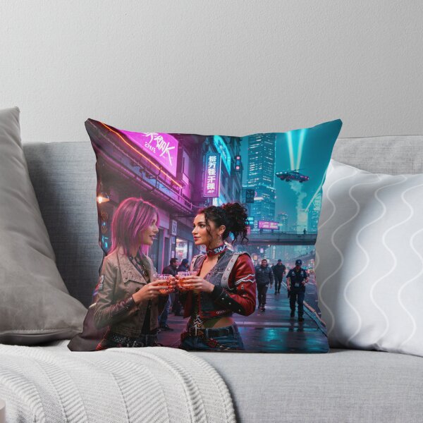 Item preview, Talking outside a bar in Night City designed and sold by aykiradesigns.
