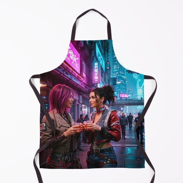 Item preview, Talking outside a bar in Night City designed and sold by aykiradesigns.