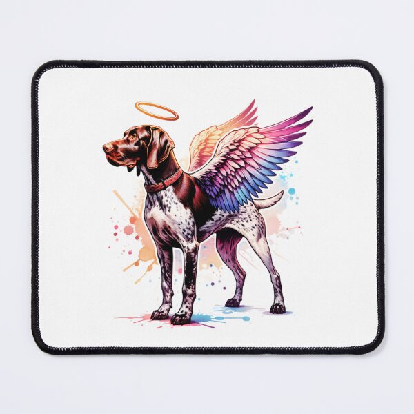Item preview, Watercolor German Shorthaired Pointer Angel designed and sold by TheAnimalZ00.
