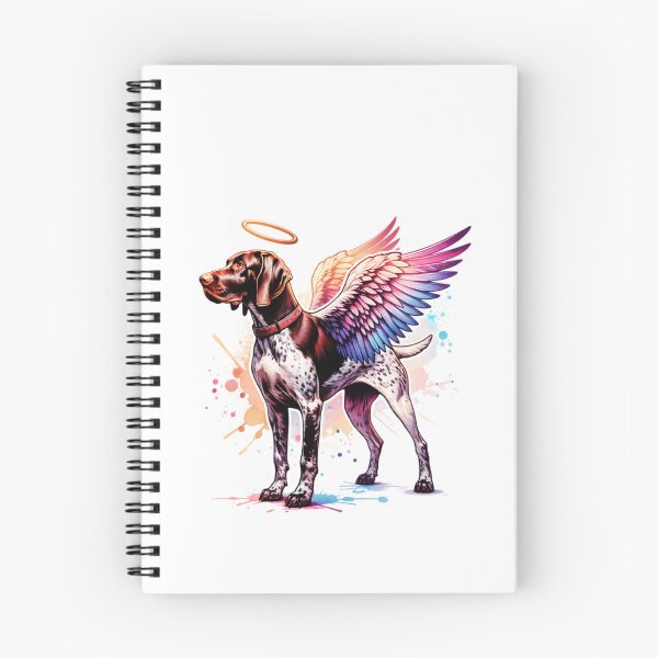 Item preview, Watercolor German Shorthaired Pointer Angel designed and sold by TheAnimalZ00.
