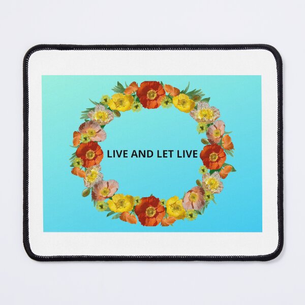 Item preview, LIVE AND LET LIVE designed and sold by Mamta Thakkar.