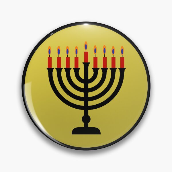 Item preview, Menorah in a circle  designed and sold by Rachel the Artist .
