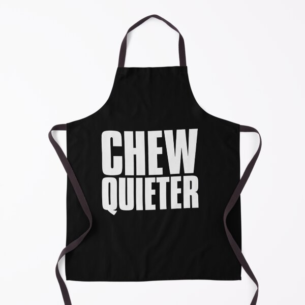 Item preview, CHEW QUIETER Funny Misophonia T-Shirt Introvert Gift Chew Louder Meme Sticker designed and sold by GeniePixel.