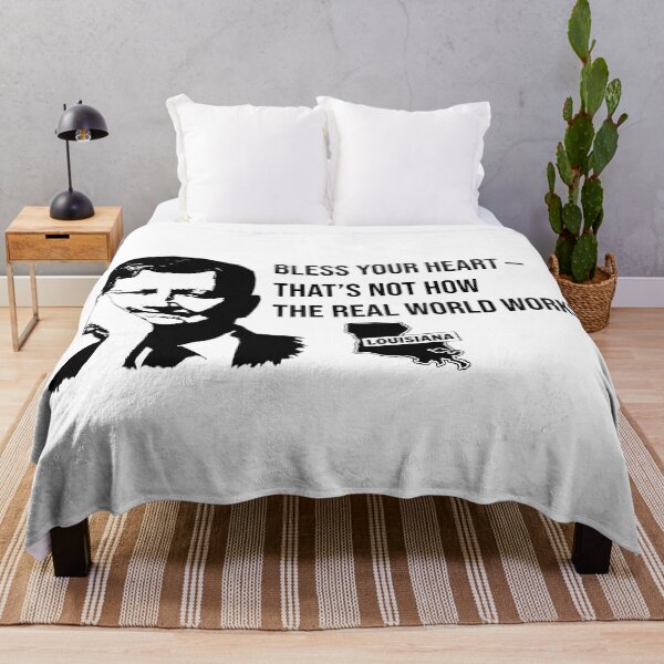 Aperçu de l'œuvre John N. Kennedy - Que Dieu vous bénisse — Louisiana Reality Check - T-shirt Light Shirts Only créée et vendue par EmersionPrints.
