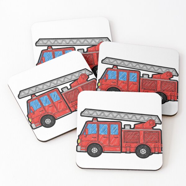 Item preview, Fire Truck Emergency Services designed and sold by NicholeMArts.