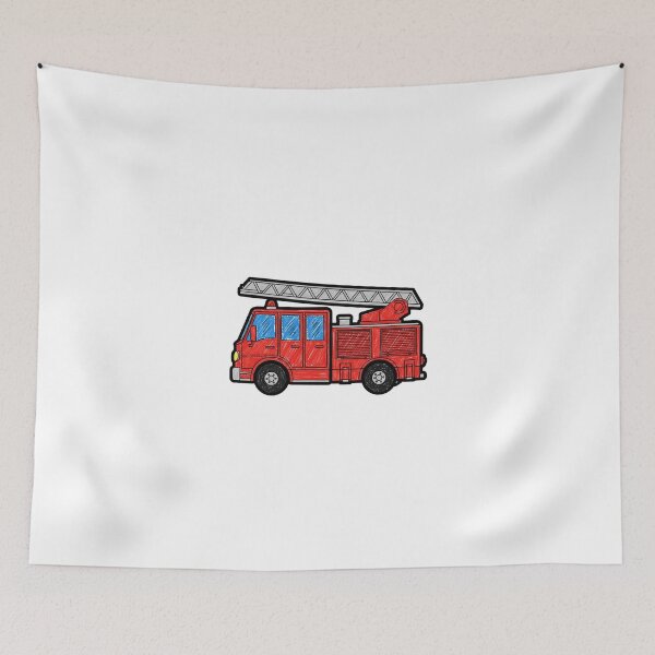 Item preview, Fire Truck Emergency Services designed and sold by NicholeMArts.