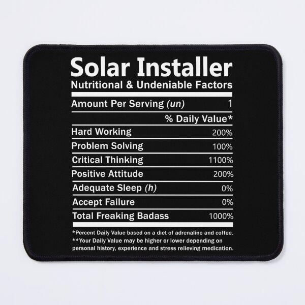 Item preview, Solar Installer designed and sold by jeromgaug336.