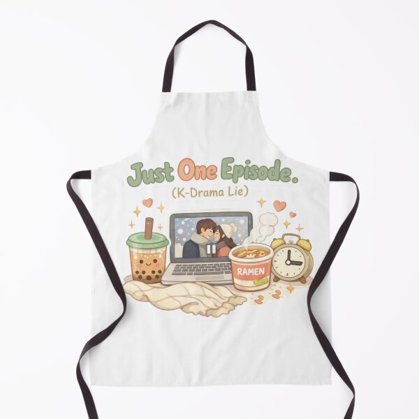Item preview, Just One Episode (K-Drama Lie) | Cute K-Drama Binge Sticker designed and sold by Soft Seoul Studio.