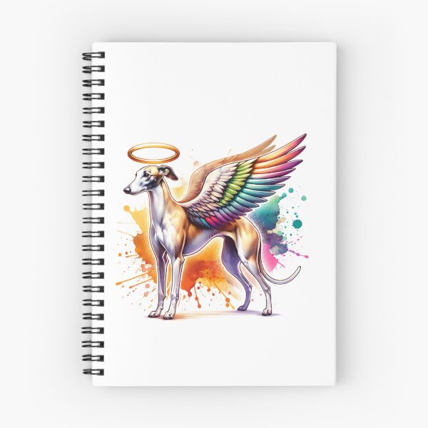 Item preview, Watercolor Greyhound Angel designed and sold by TheAnimalZ00.