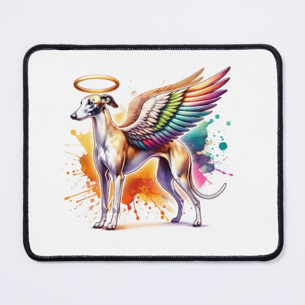 Item preview, Watercolor Greyhound Angel designed and sold by TheAnimalZ00.