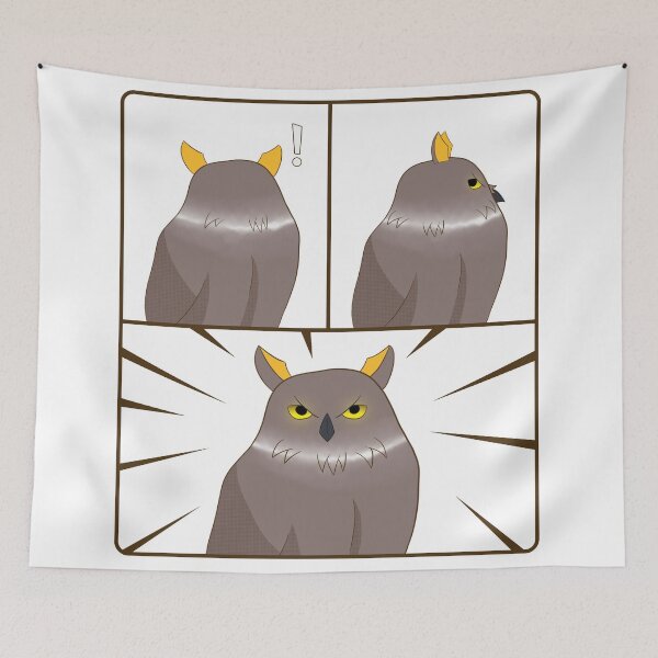 Item preview, Staring Owl designed and sold by Clumsy Cabbage.
