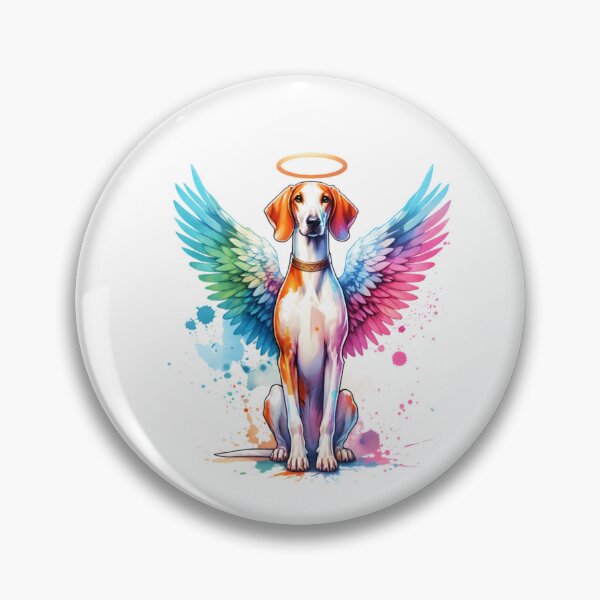 Item preview, Watercolor Ibizan Hound Angel designed and sold by TheAnimalZ00.