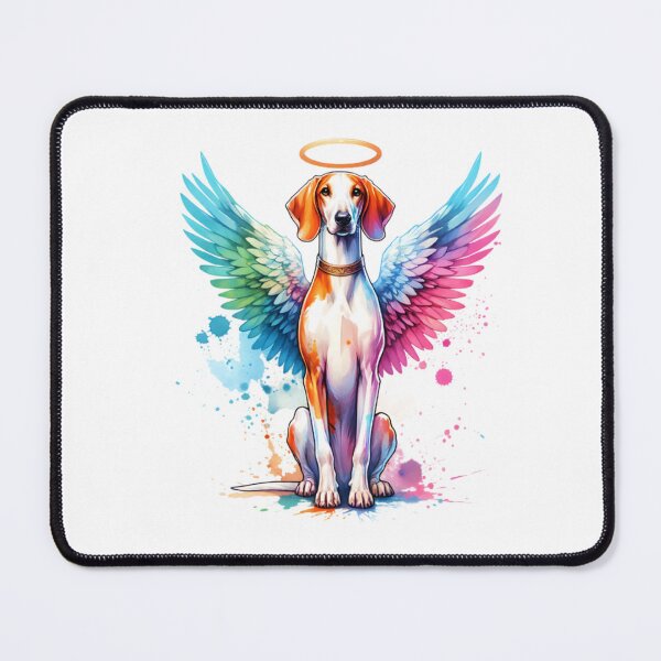 Item preview, Watercolor Ibizan Hound Angel designed and sold by TheAnimalZ00.