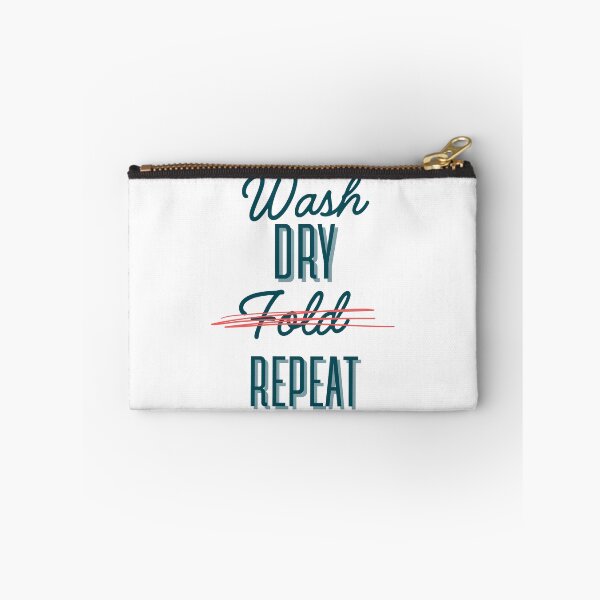 Item preview, Wash Dry Fold Repeat - Humorous Laundry Design designed and sold by Stella Maris Designs.