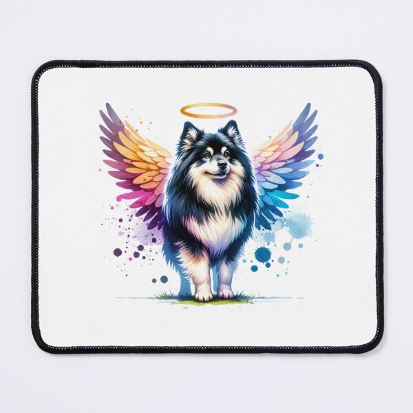 Item preview, Watercolor Icelandic Sheepdog Angel designed and sold by TheAnimalZ00.