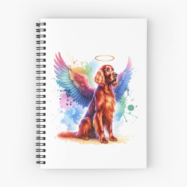 Item preview, Watercolor Irish Setter Angel designed and sold by TheAnimalZ00.