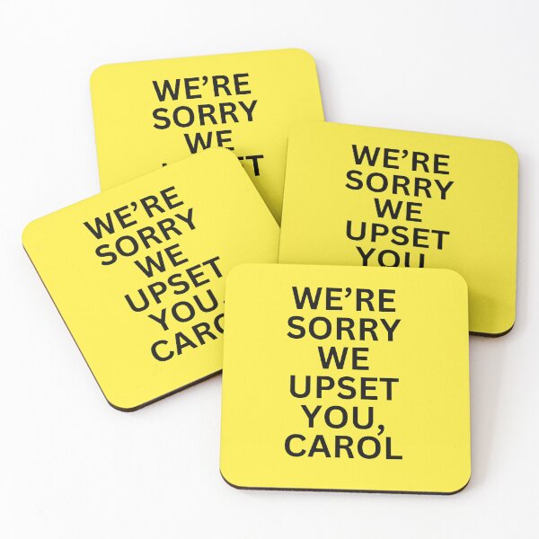 Item preview, We're sorry carol designed and sold by Pepe-And-Gas.