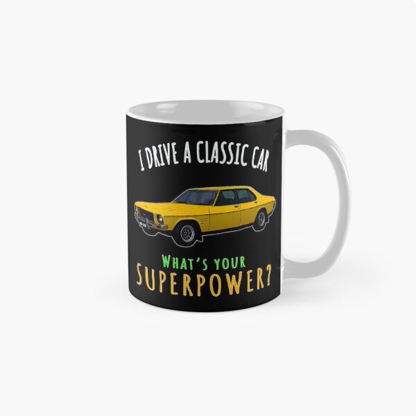 Item preview, Holden HQ Monaro GTS 350 Yellow I Drive a Classic Car What’s Your Superpower designed and sold by Michael van der Hoorn.