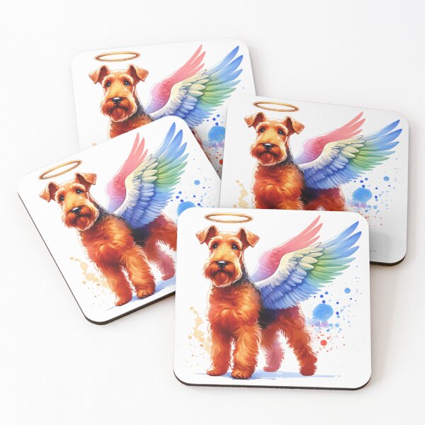Item preview, Watercolor Irish Terrier Angel designed and sold by TheAnimalZ00.