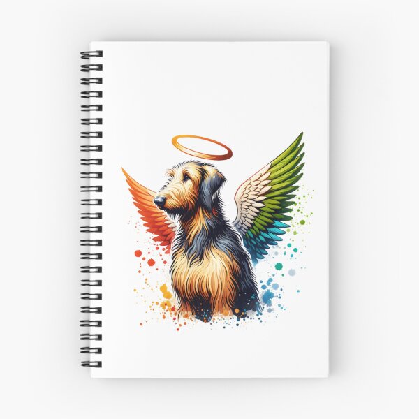 Item preview, Watercolor Irish Wolfhound Angel designed and sold by TheAnimalZ00.