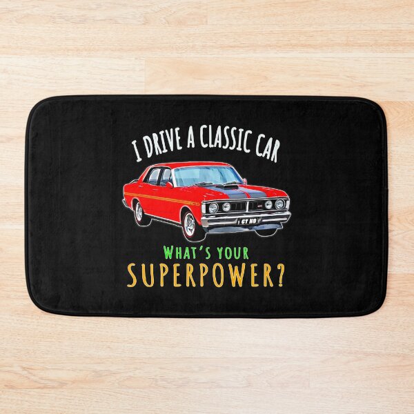 Item preview, Red Ford Falcon XY GT-HO I Drive a Classic Car What’s Your Superpower designed and sold by Michael van der Hoorn.